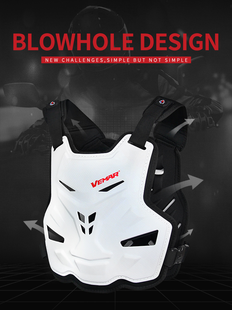 Vemar Off-road Motorcycle Body Armor Clothing Riding Racing Anti-Fall Motocross Chest Protector Hemp Rope Pattern Armor Men
