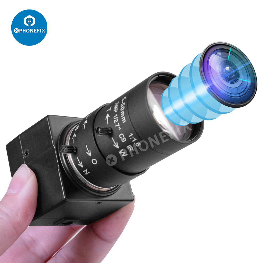 5MP Full HD1080P UVC USB Webcam HD Industrial PC Camera with 2.8-12mm/5-50mm/8-50mm/6-60mm Varifocal Zoom lens/2.8mm Prime Lens