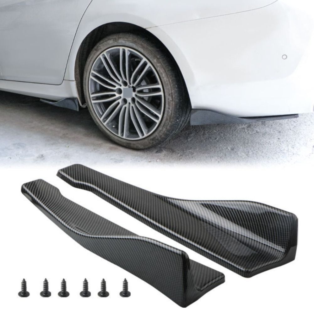 Universal 48CM Length Car Side Skirt Bumper Spoiler Splitter Protector Scratch