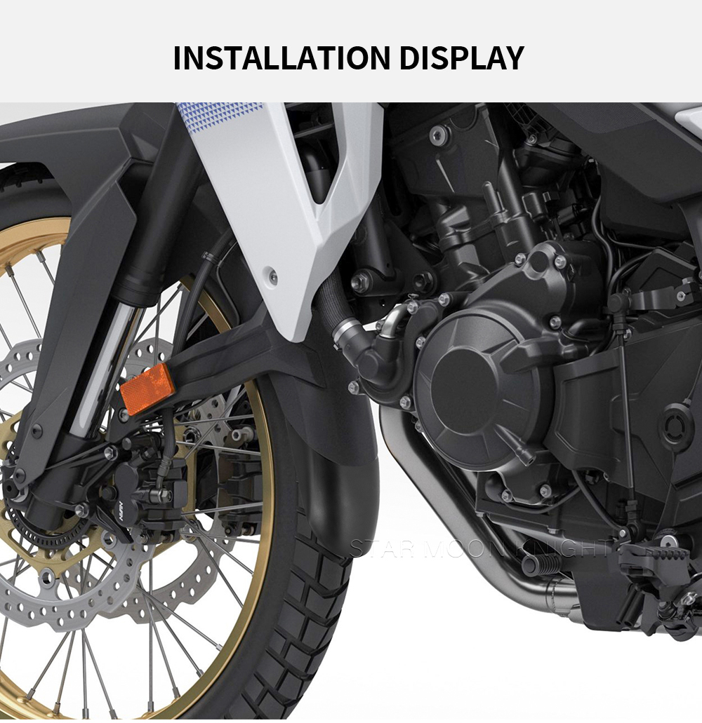 Front Fender Mudguard Extender For Honda XL750 Transalp 750 XL (2023-) Motorcycle Accessories Her Extension