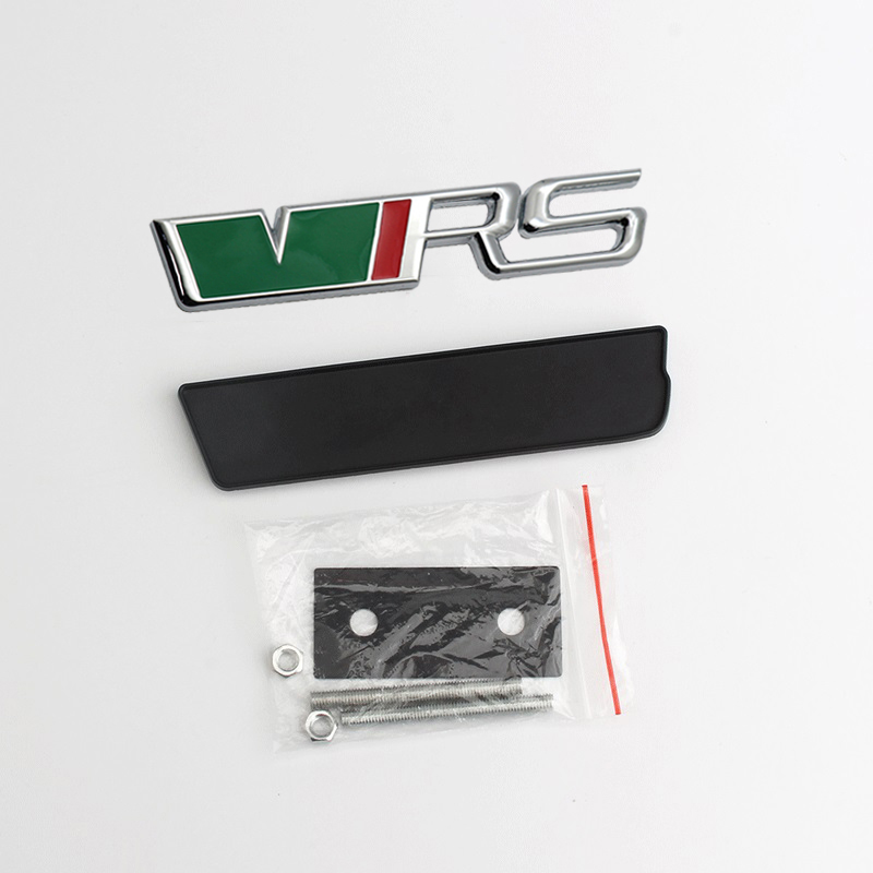 Metal VRS Car Emblem Front Hood Grille Badge for Skoda KodiaqGT Karoq KamiqGT Kamiq Combi Decoration