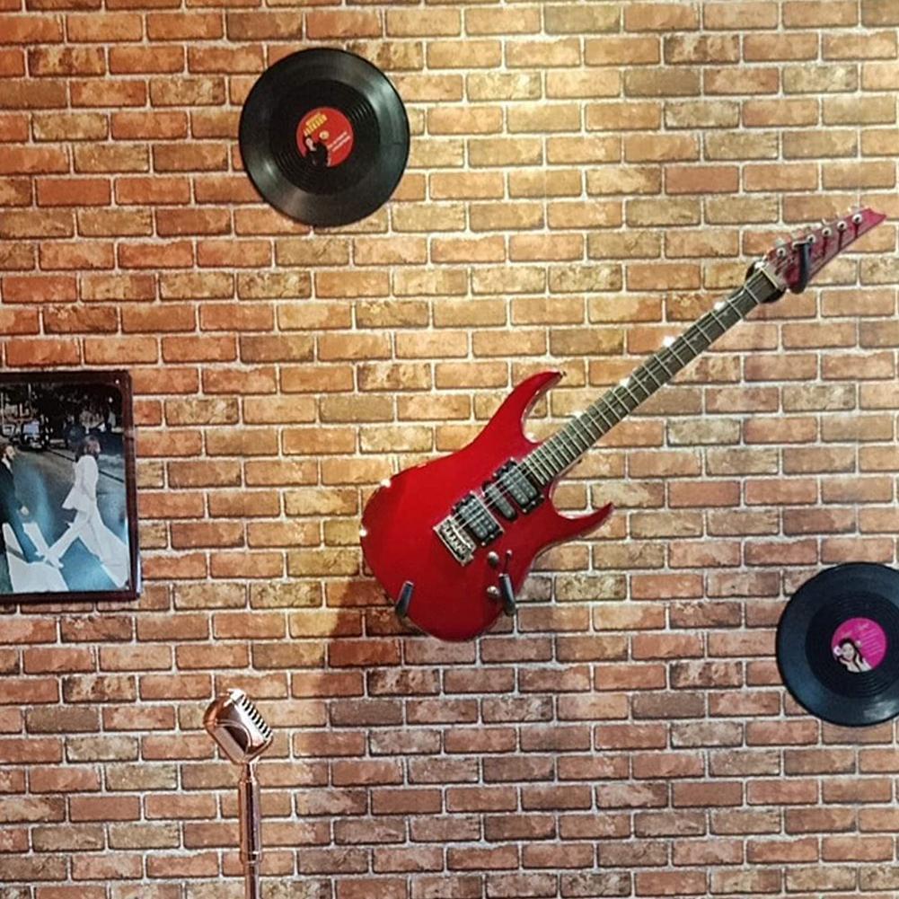 Horizontal Metal Guitar Wall Mount Hanger Stand For Acoustic Guitar Bass Violins Mandolins Slat Display Support C6o3