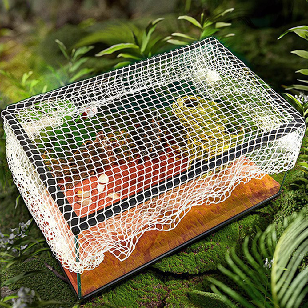 Fish Tank Mesh Net Screen Cover Replacement Clear Mesh Netting Air Screen Aquarium Covering For Anti Fish Shrimp Jumping