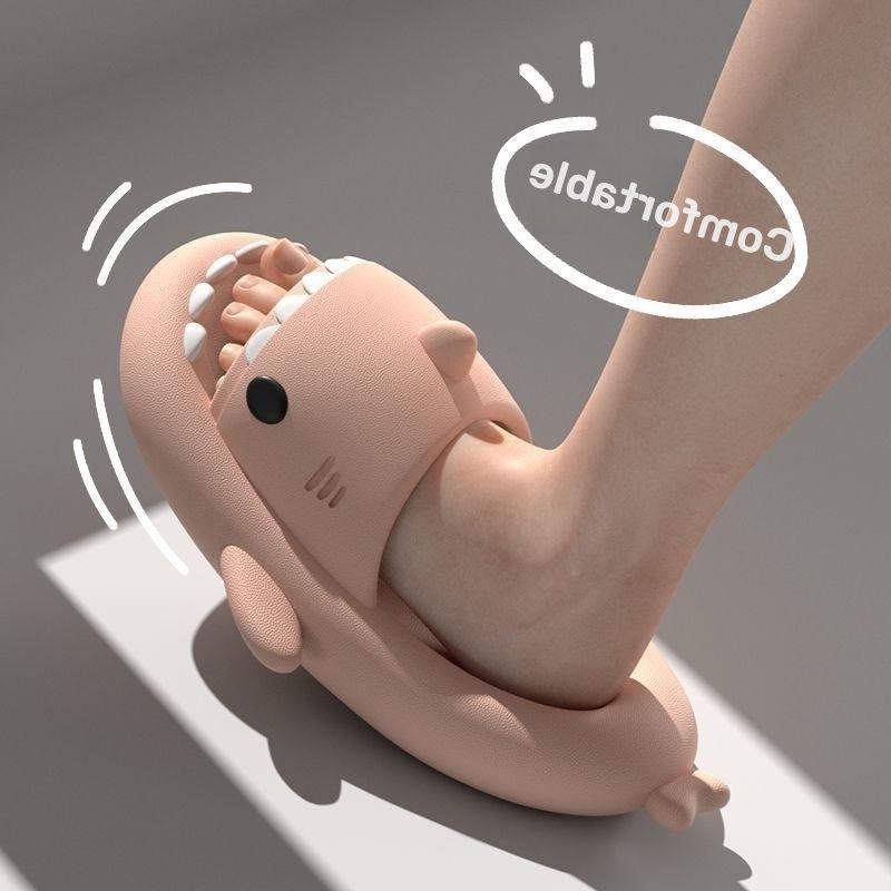 Summer 2024 Slides: EVA Soft Shark Slippers Sandals for Women Men 4