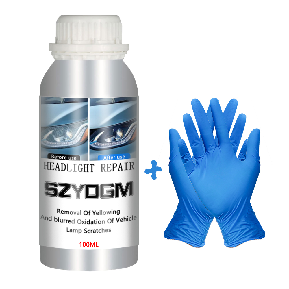 100ML Headlights Liquid Polymer Accessories For Vehicles Car Headlights Polishing Polymer To Restore Headlights