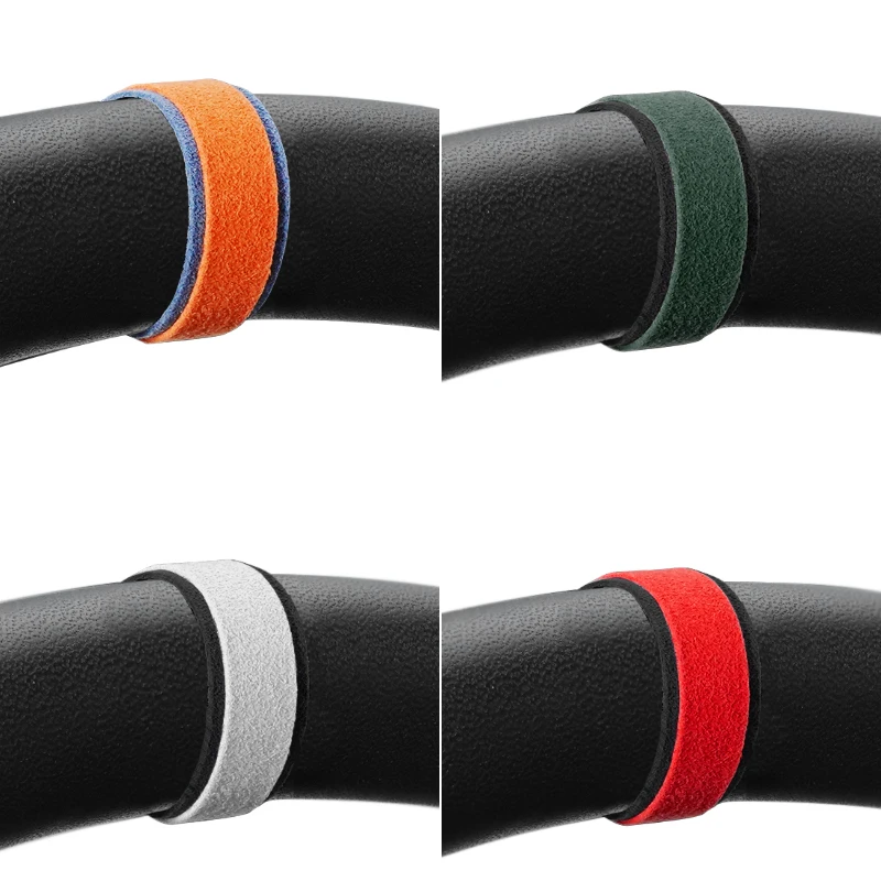 For BMW F30 F32 G20 E90 E92 E93 E46 E60 E87 X7 X1 made of Alcantara DIY Steering Wheel Racing Grills Grille Strip Trim Sticker