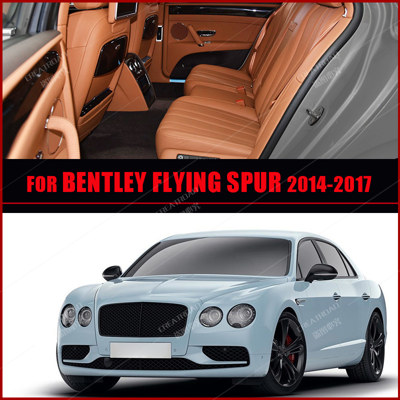 Car Floor Mats For Bentley Flying Spur 2014 2015 2016 2017 Custom Auto Foot Pads Automobile Carpet Cover Interior Accessories