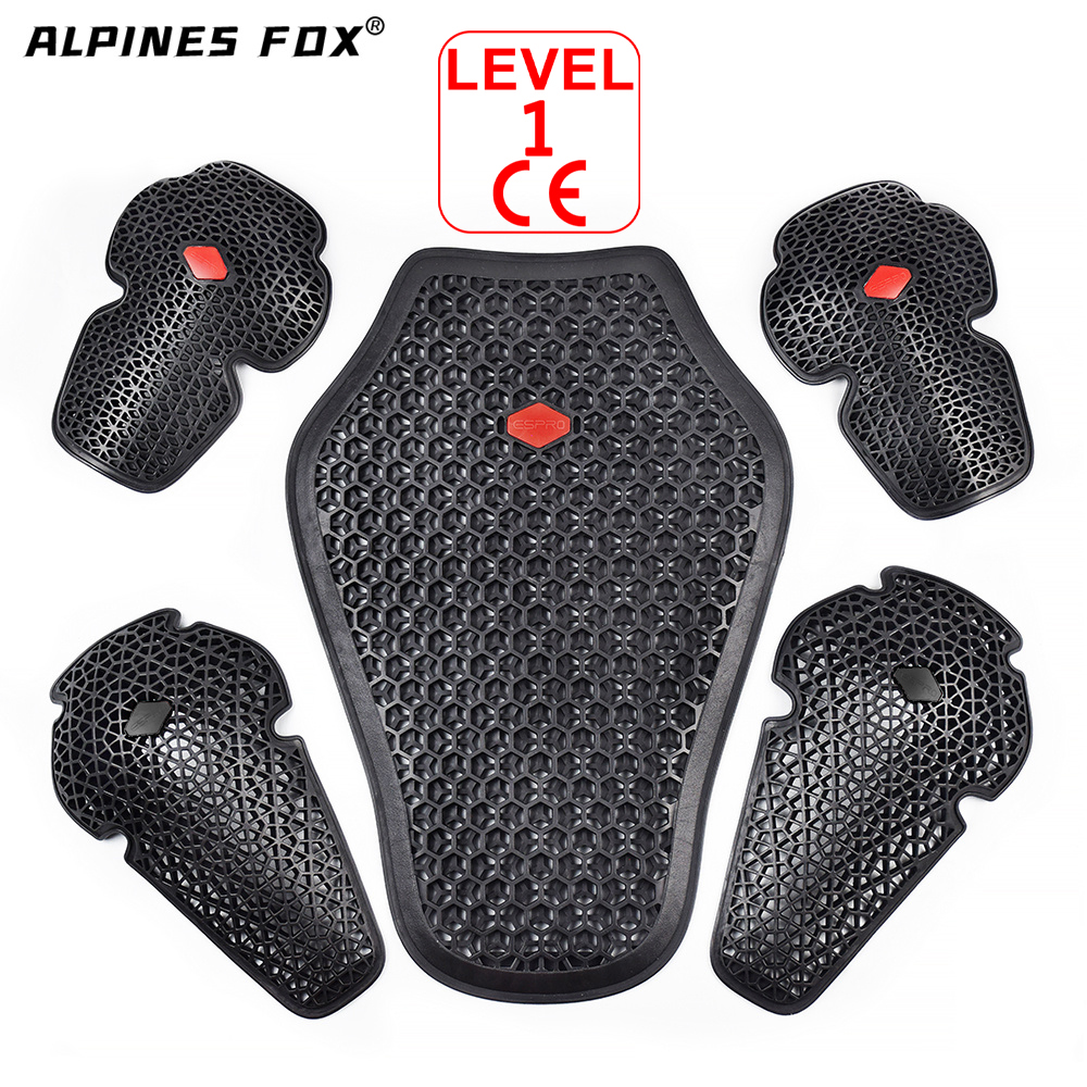 Level 1 CE Certified Motorcycle Pants Hip & Knee Pads Protective Gear Motorbike Jacket Chest Elbow Shoulder Back Protector Pads