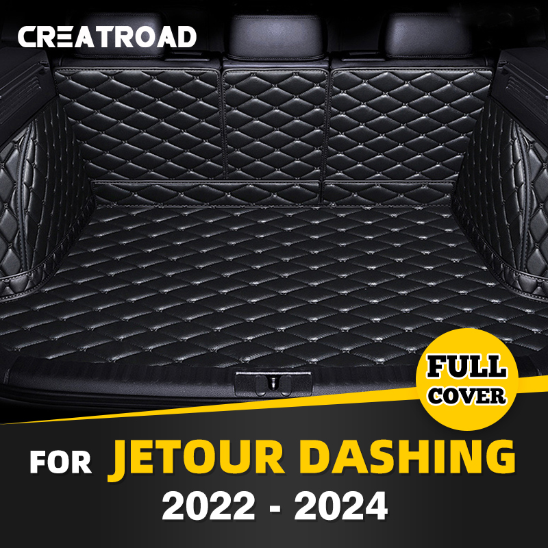 Auto Full Coverage Trunk Mat For Jetour Dashing 2022-2024 23 Anti-Dirty Car Cover Pad Cargo Liner Interior Protector Accessories 75eca