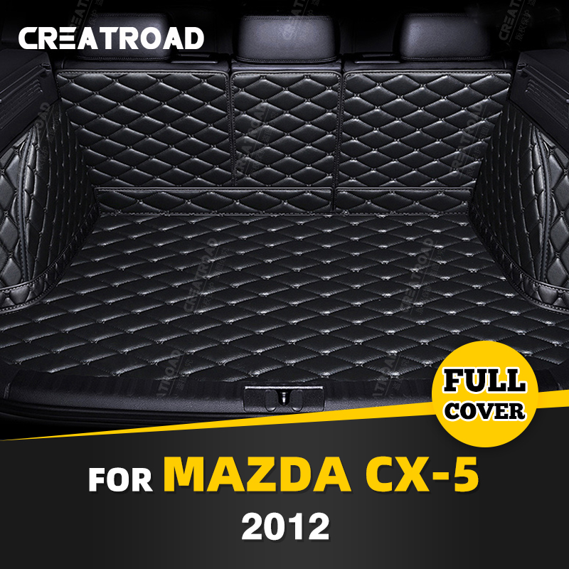 Auto Full Coverage Trunk Mat For Mazda CX-5 2012 Anti-Dirty Car Boot Cover Pad Cargo Liner Interior Protector Accessories c1e81