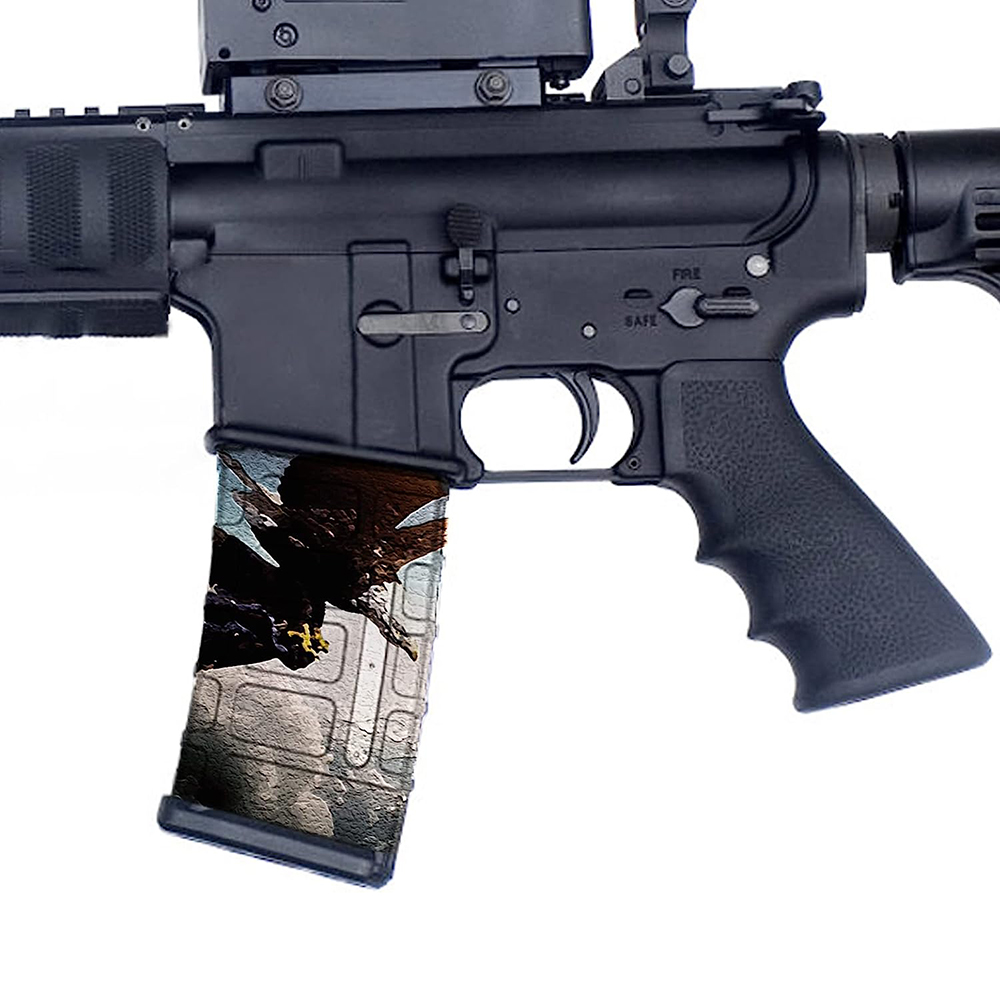 ZOHAN Gunskins Gear Waterproof Gun Skins vinyl Stickers for AR-15 Mags skin Guns Mag Skin Hunting Camo military accesory