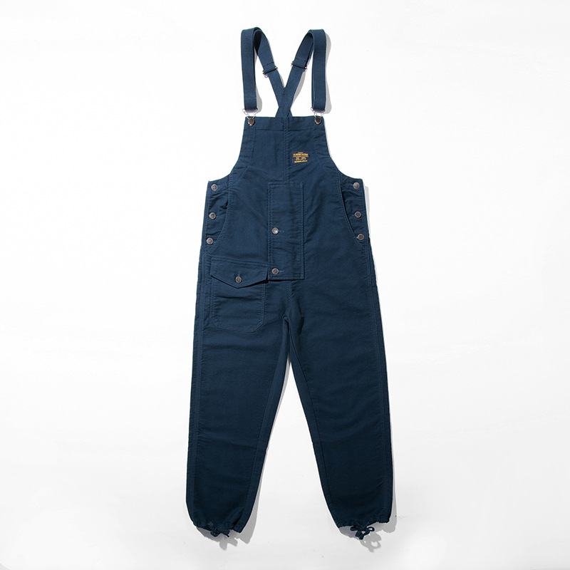 Deck Pants Overalls Suspenders Worker Pants Moleskin Couple Jumpsuit Outdoor BBQ Fishing Cargo Trousers Tooling