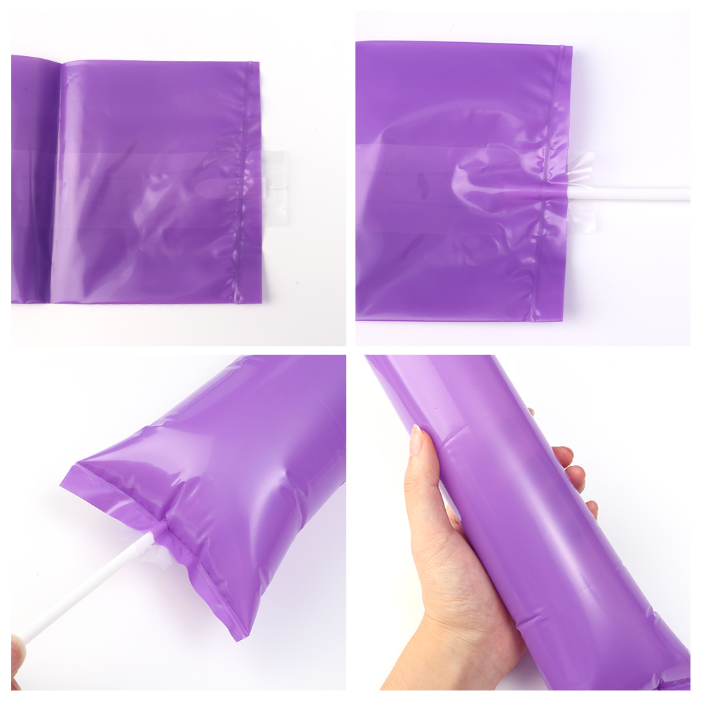 Colorful Cheering Sticks Cheerleaders Refueling Stick Cheer Long Strip Balloons Party Music Festival Concert Props Noise Maker