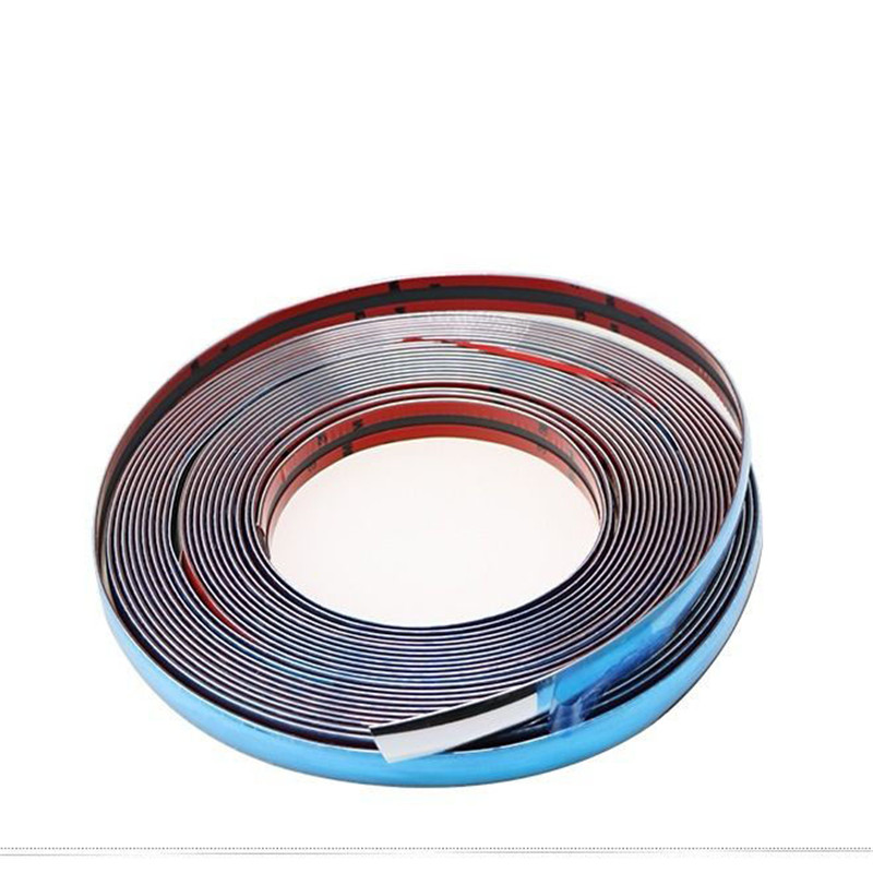 Auto Moulding Protector Trim Tape For Window Bumper Grille Door Chrome Strip Car Sticker