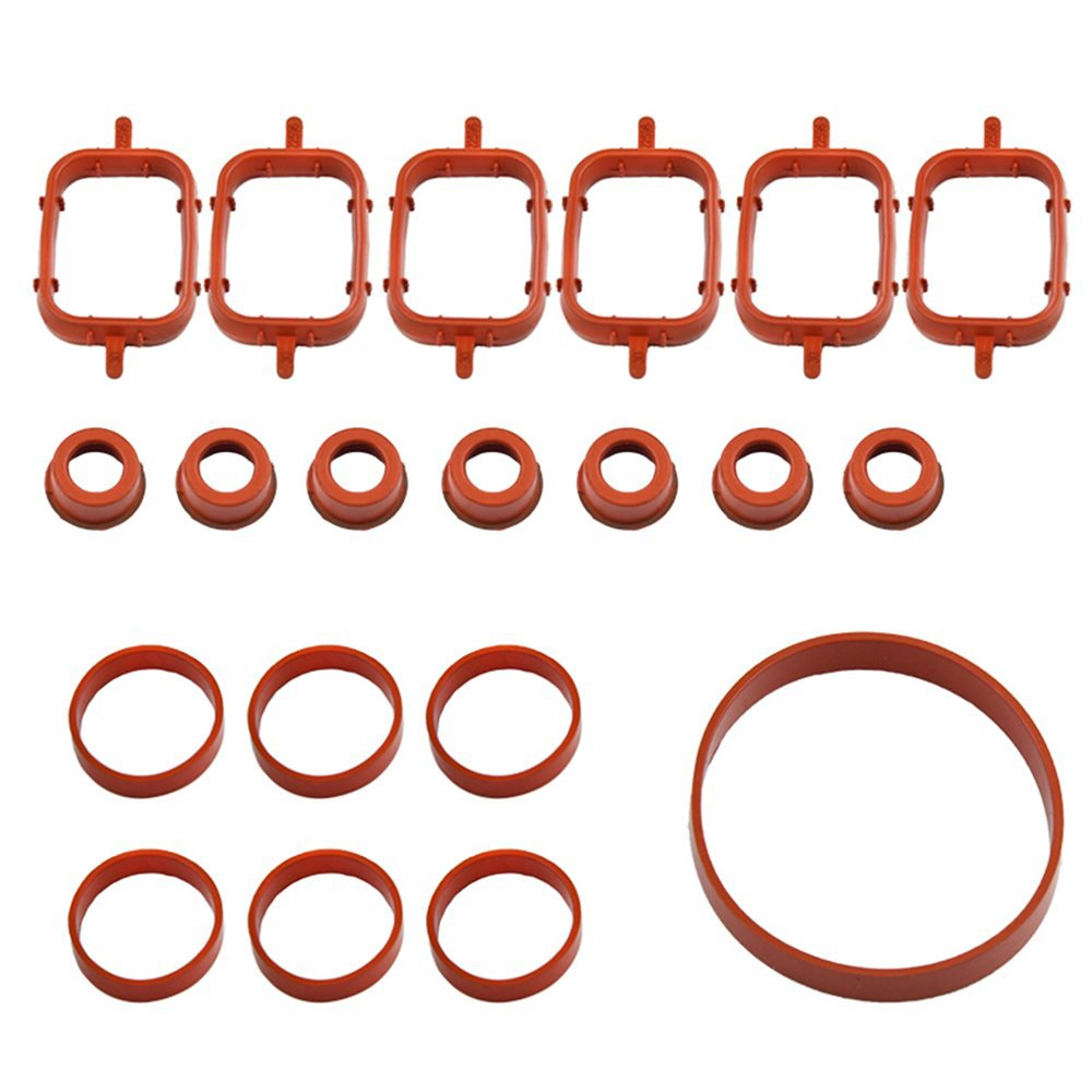 20Pcs INTAKE INLET MANIFOLD GASKETS For M47 E87 E46 E90 E91 E92 E93 E39 E60 11617790198 11612246945 11612245439 11612246949