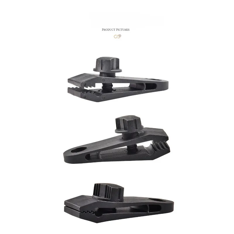 10PC Clamp Tarp Heavy Duty Lock Grip Tent Fasteners Clips Pool Awning Bungee Cord Car Tighten for Outdoor Camping