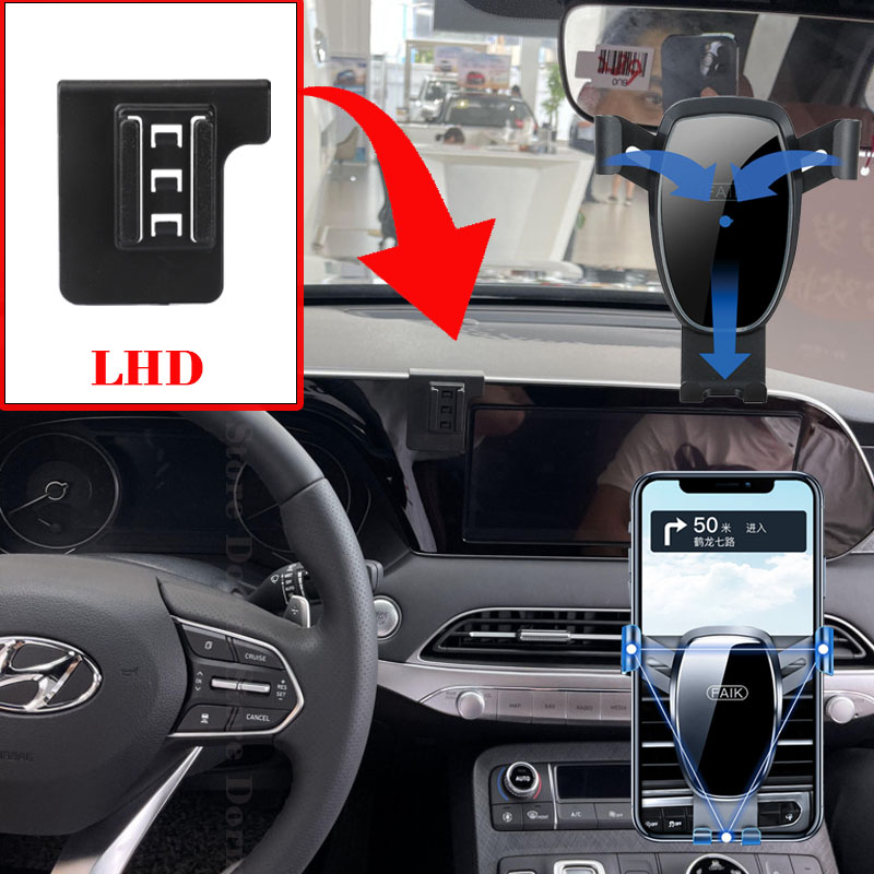Car Mobile Phone Holder for Hyundai Palisade LX2 2020~2023 Air Vent Cellphone Bracket Auto Smartphone Stand Gravity Accessories 45f8b
