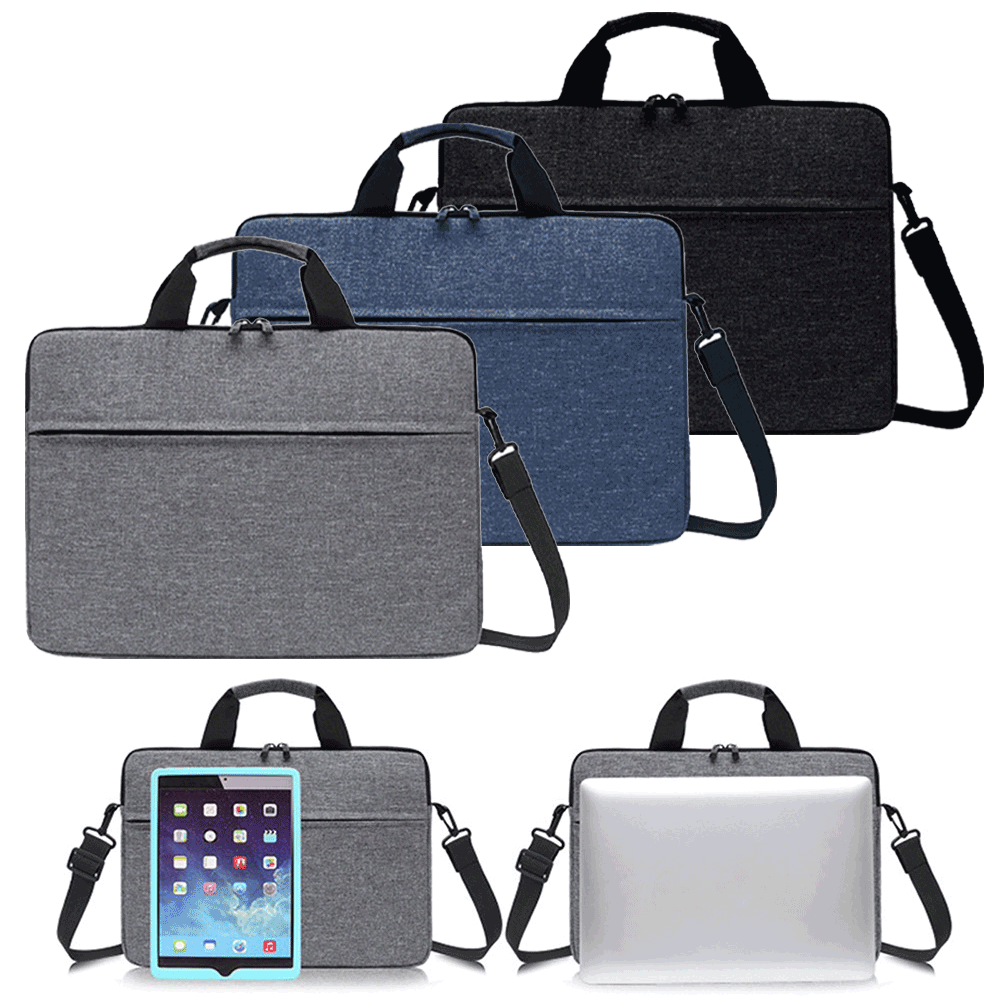 2 in 1 Laptop Shoulder Bag Computer Handbag Case 14'' 15'' Portable Laptop Cover Sleeve Case For book Air Pro 14.1 15.6 Inch d358b