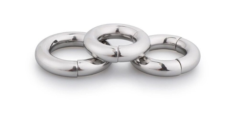 Metal Penile Ring Dick Stretch Exercise Magnetic ring Juguetes Sexuales Male Lcok Adult 18+ Sex Toy Scrotum Sleeve 66513 5 09f55