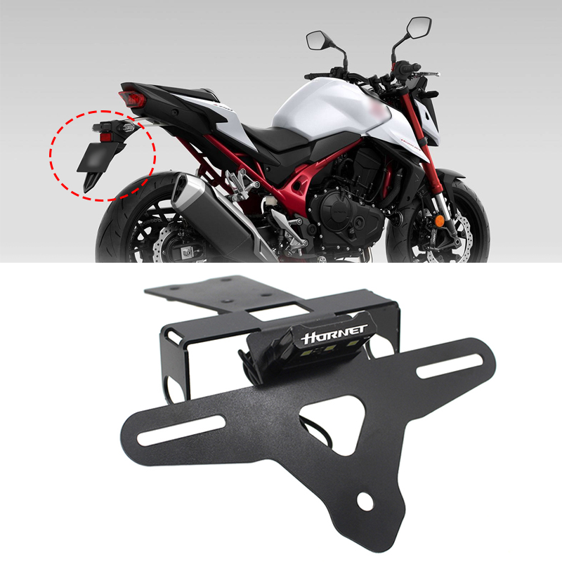 For Honda CB750 CB 750 Hornet 2023 Motorcycle LED License Plate Light Bracket Frame Tail Tidy Fender Eliminator b9c84