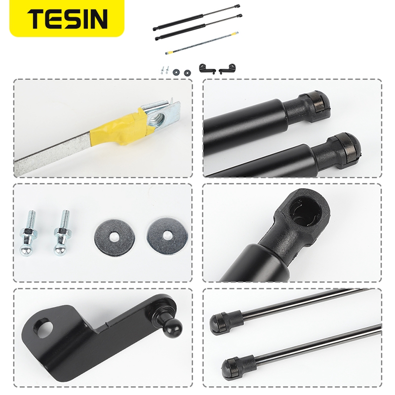 TESIN Car Engine Hood Hydraulic Rod Hood Support Rod Shock Lift Struts Accessories for Ford Bronco 2021 2022 Car Parts styling