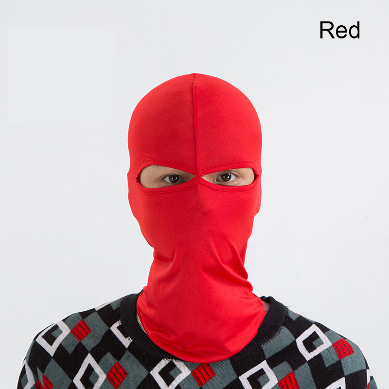Tom's Hug Windproof Motorcycle Cycling 2 Holes Hawkeye Full Face Mask Ski Neck Protecting Outdoor Balaclava Face Mask Eagle Eyes