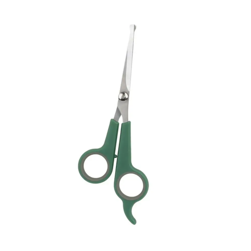 Tip Round Portable Professional with Durable Plastic Pet Accessories Dogs Hair Scissor Hair Cutting Tools Cat Grooming Scissors smile
