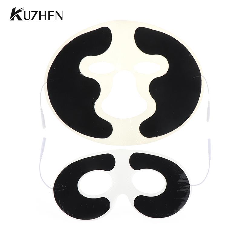 Non-woven Self Adhesive EMS Eye Mask Cover Tens Electrode Pad For Electronic Pulse Therapy Massager With 2mm Pin Line