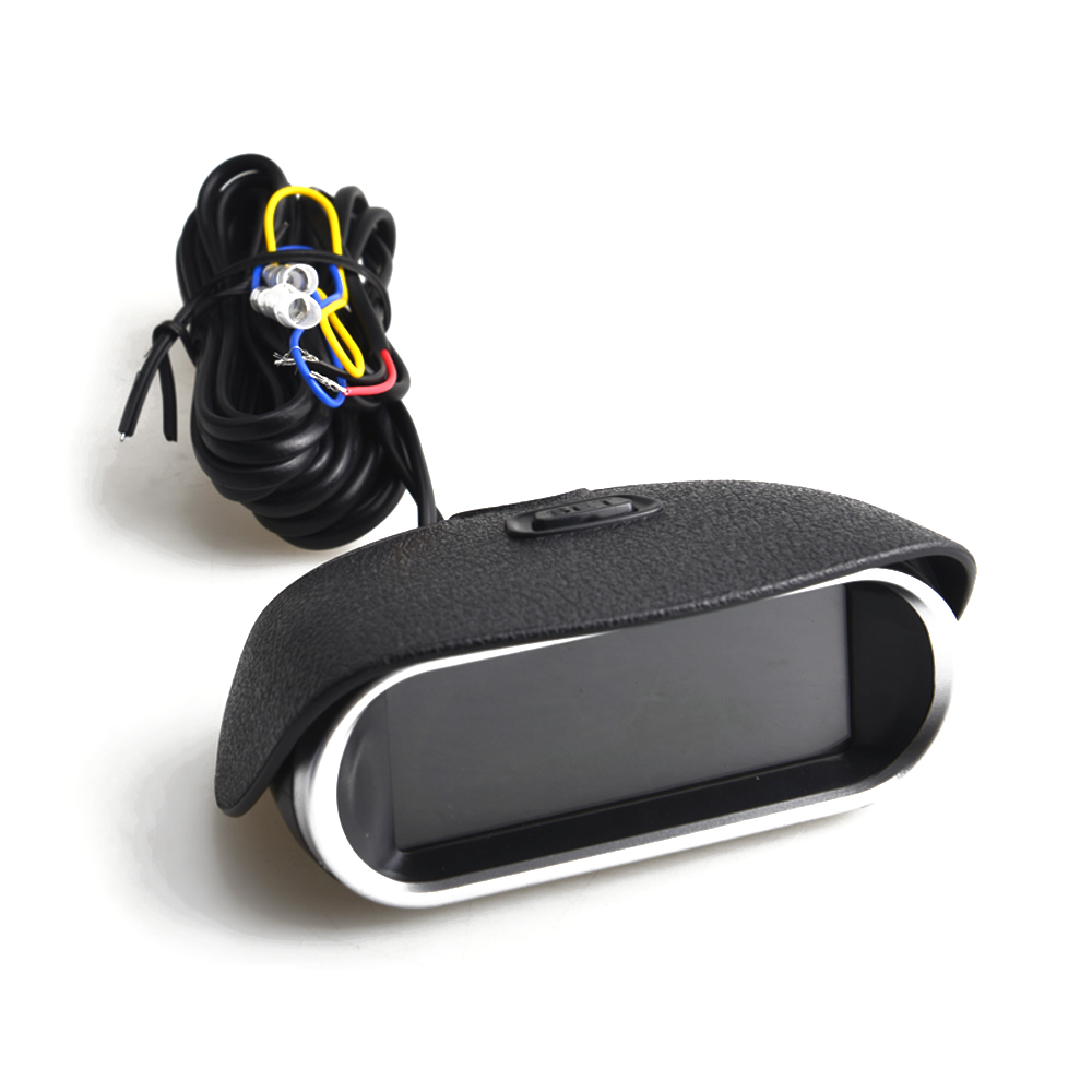 Auto M10 LCD Water Temperature & Voltmeter Gauge 2 in 1 With Joint Pipe Adapter 1/8NPT OD 26MM-40MM