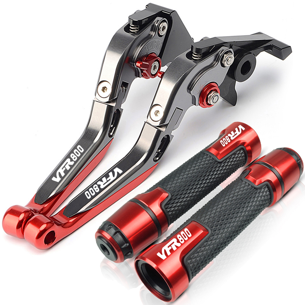 Motorcycle Brake Clutch Levers Handlebar Hand Grips ends For HONDA VFR800 VFR 800 2002-2017 2003 2004 2005 2007 2008 2009 2010 4be97