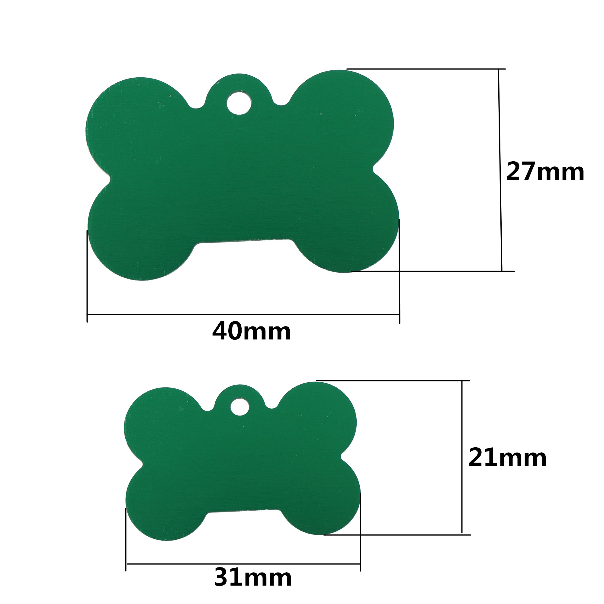 10 Pcs Pet Dog Aluminum Bone Dog Tags To Prevent Loss Personalized Cat And Dog Tags Puppy Collars, Bone Markers Pet Supplies
