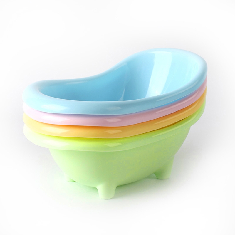 Hamster Sand Bathroom Durable Plastic Sandbox Bathing Sand Bowl Bathtub F1FB