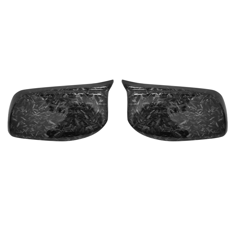 E60 Mirror Cover M Style Car Side Rearview Mirror Cover Cap Trim For 5 6 series E61 E63 E64 2003-2010 Rear View Mirror Caps 0aeda