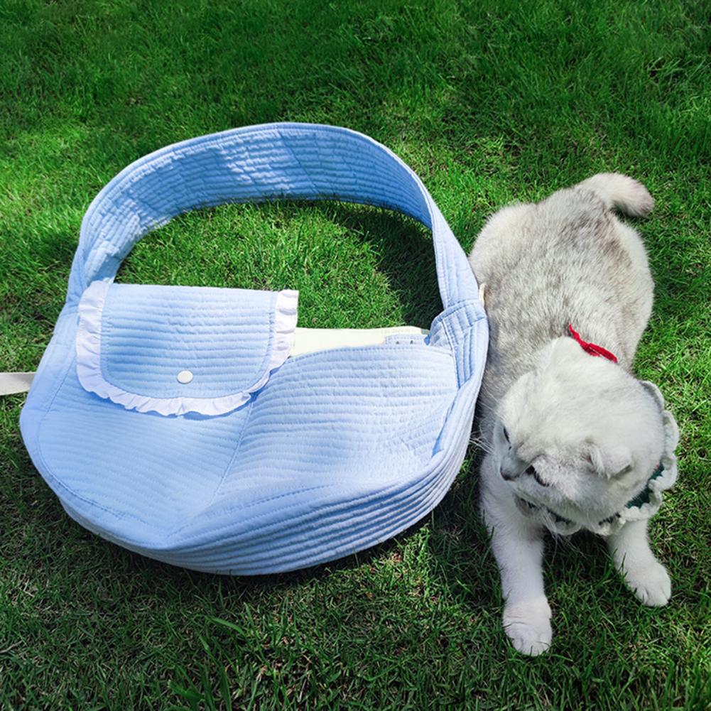 Dog Puppy Kitten Carrier Pet Bag Zipper Closure Soft Large Space Handmade Pet for Travel