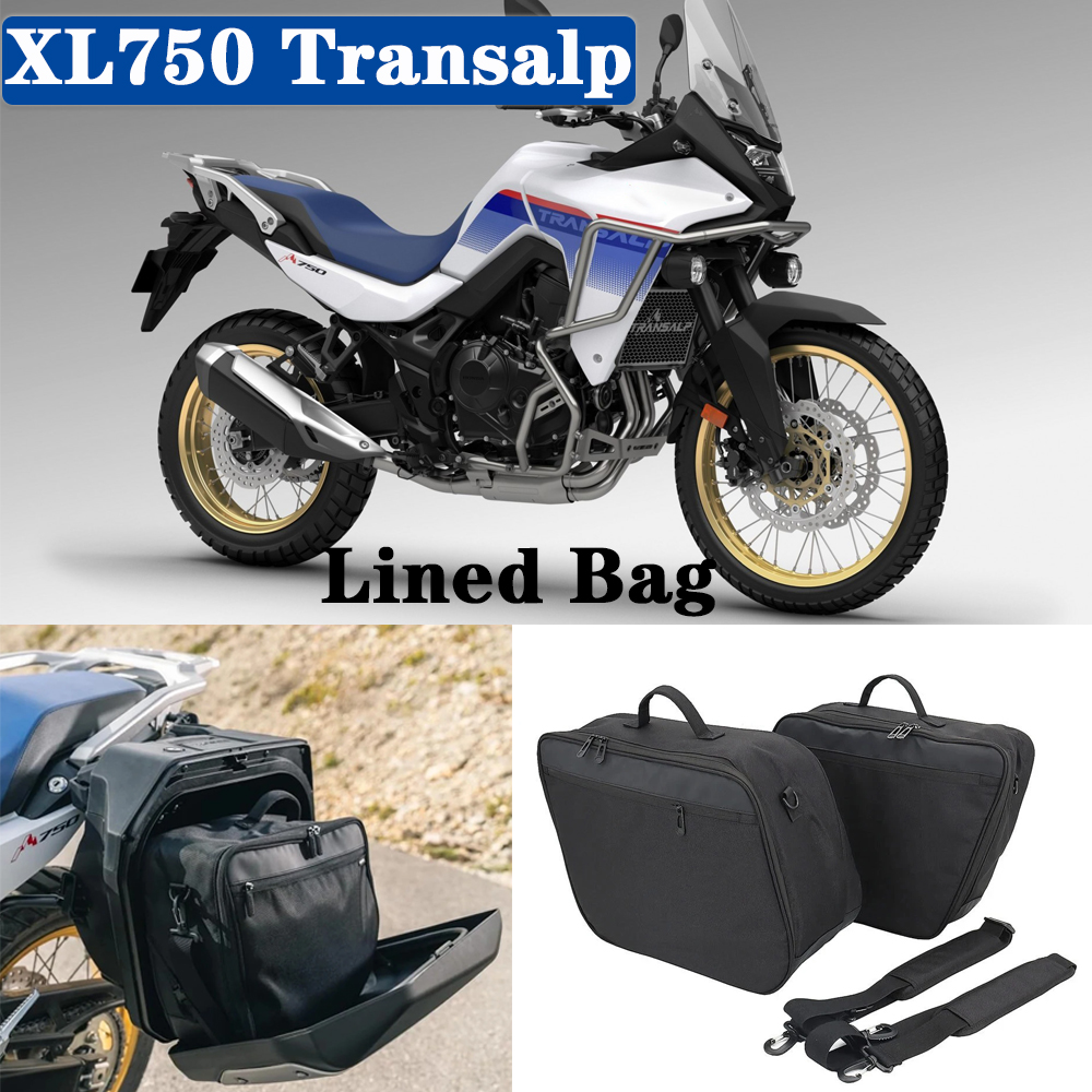 Accessories Top Inner Side Case Bags For HONDA Transalp XL750 2023- Storage Box Waterproof Bag