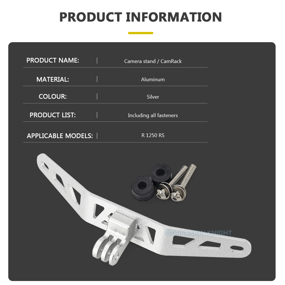 R1250RS Motorcycle Accessories Driving Recorder Recorder Holder For GoPro Camera Bracket CamRack For BMW R 1250 RS R1250RS