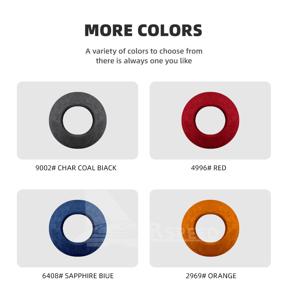 Italy Super Suede Steering Wheel Horn Cover For Mercedes Benz C E S class W206 S206 W213 W223 GLS X167 EQS EQE GT 2021 2022 2023