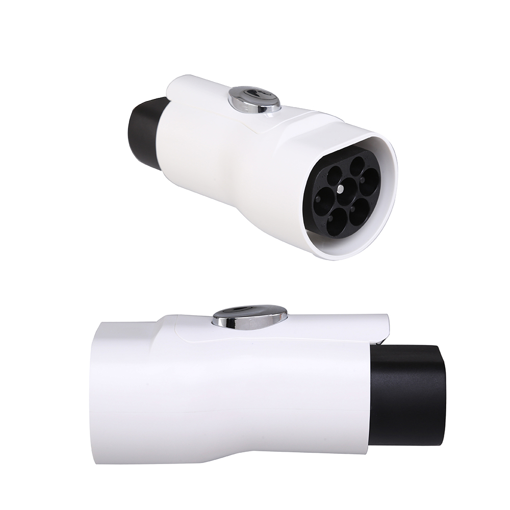 32A Three Phase 22KW IEC62196 Type2 to GBT Adapter 7KW J1772 Type1 To GBT EVSE Charger to Chinese EV Car ID4 6 BYD MG5 / MG6