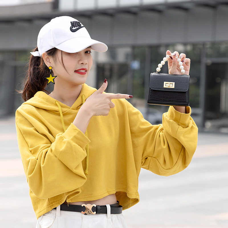 Free Shipping New Ladies Handbags Crocodile Chain Pearl Handheld Jelly Women's Bag Crossbody Bags For Women Designer Bag Luxury Bag Tote Bag