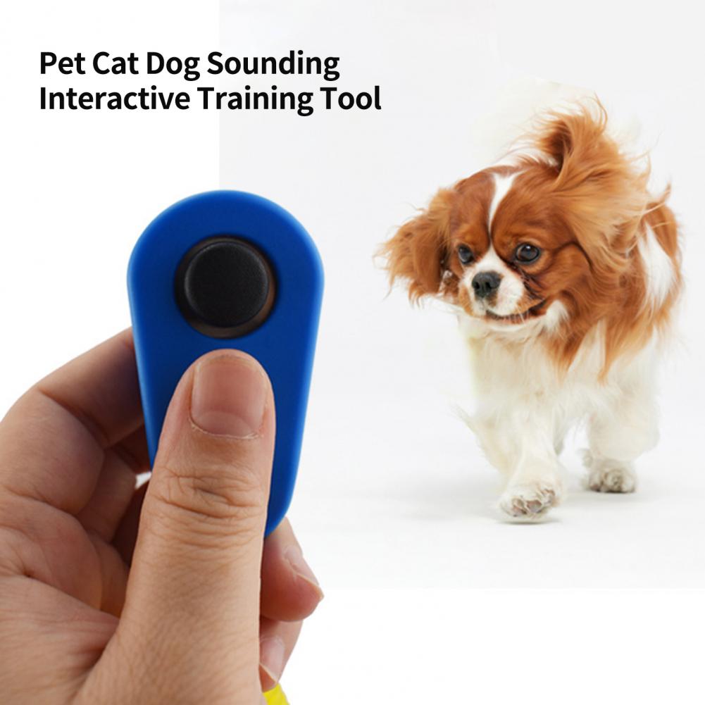 Pet Aid Clicker Finger Ring Cat Training Clicker Convenient Stop Barking Universal Cat Dog Behavior Reinforcer Trainer