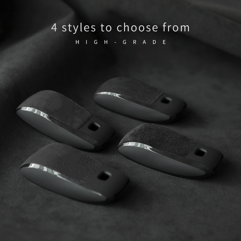 Alcantara Suede car remote key case bag For Mercedes Benz A C E S G clase W177 W205 W213 W222 X167 GLC CLA GLB GLS Accessories 5317f 5 c1815