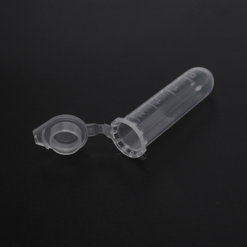 1500Pcs 2Ml Micro-Centrifuge Tube Test Tube Vial Clear Plastic Vials Container Snap Cap For Laboratory Sample Storage