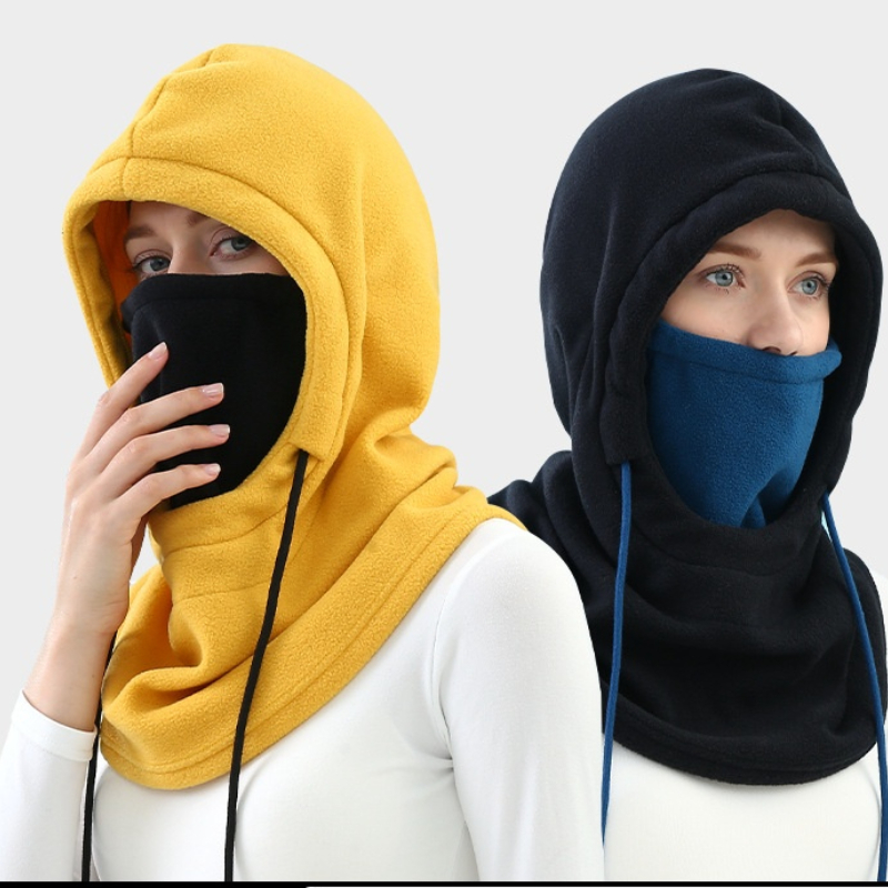 2022 Fleece Winter Warmer Thermal Windproof Balaclava Cold Weather Hat Helmet Liner Full Face Caps Men Women Cap Beanies
