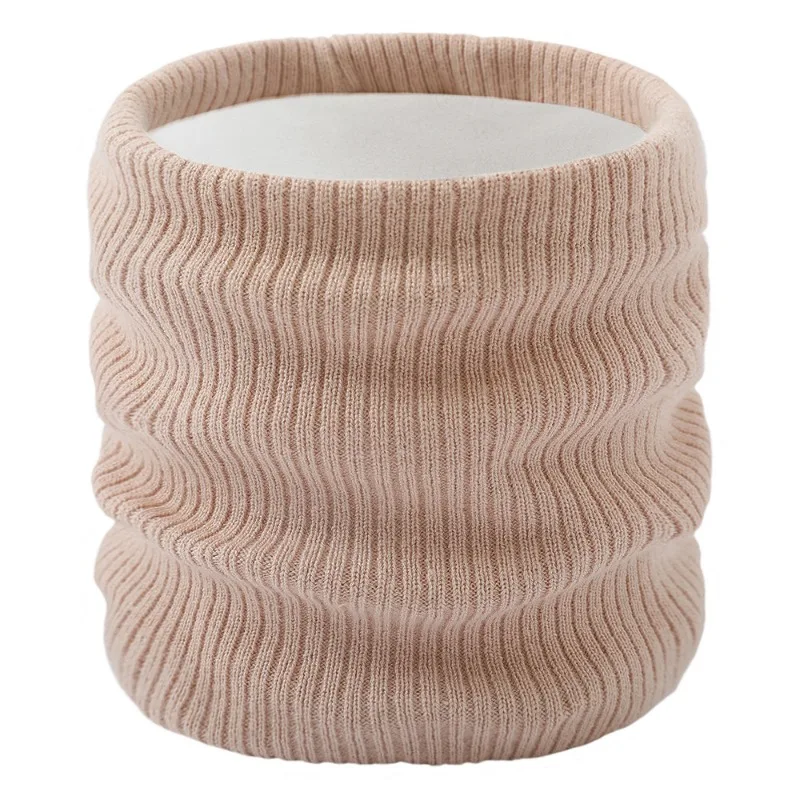 Winter Knitted Plush Thick Neck Scarf Women Men Cashmer-Like Collar Warm Rings Scarves Outdoor Sport Men Collar Infinity Snood 21181
