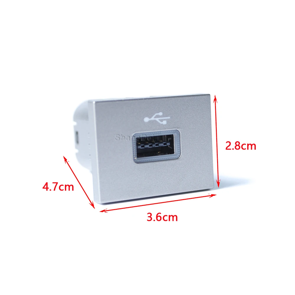 1Pc Car USB Input Adapter Audio Radio u-disk flash Socket Interface Cable For Ford Focus 2 2009-2011