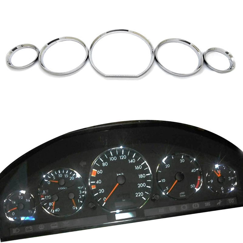 Car Speedometer Gauge Dial Ring Instrument Panel Ring For Mercedes Benz W140 & R129 1991-1999 S280,S320,S420,S500,S600 Parts