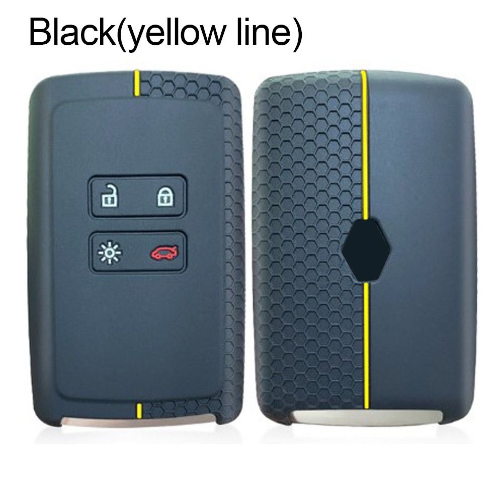 Silicone Car Key Case For Renault Captur Koleos Kadjar Zoe Arkana Espace Clio Megane Grand Scenic Sandero Dacia Duster Card 730f3 5