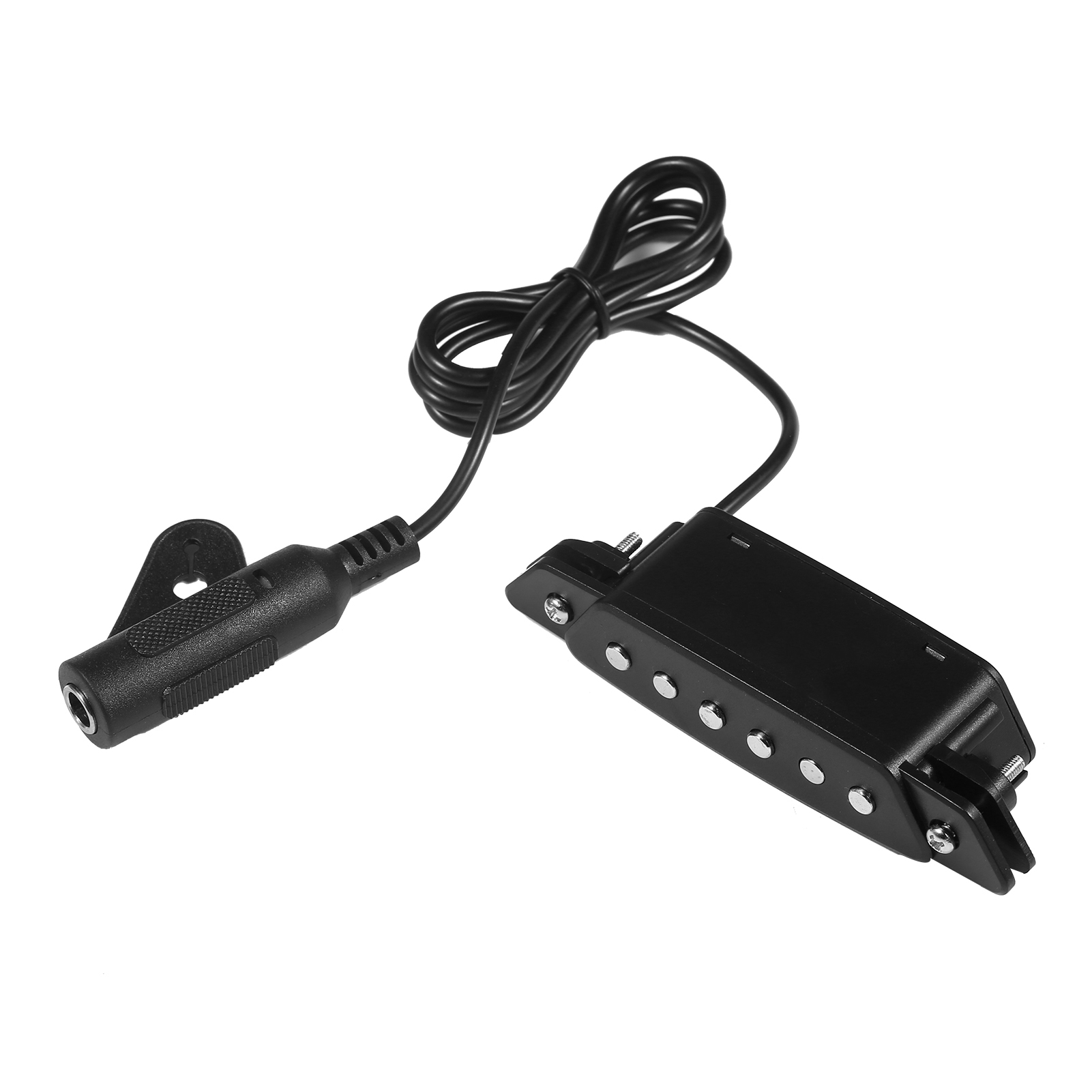 Acoustic Guitar Magnetic Pickup Passive Magnetic Soundhole Coil Pick-up 6.35mm Jack for All Folk Acoustic Guitar Accessories