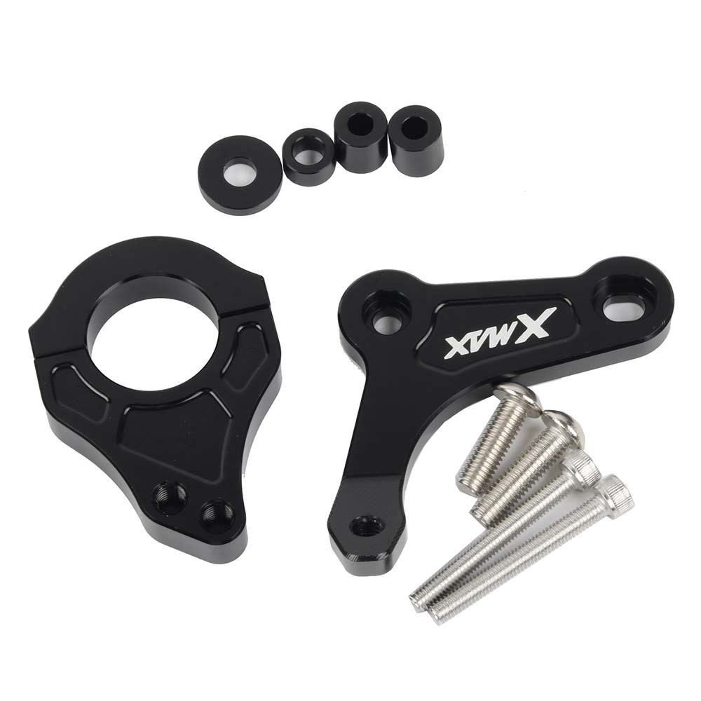 Motorcycle Stabilizer Damper Complete Steering Mounting Bracket For YAMAHA XMAX300 XMAX 300 2017 2018 2019 - 2023 Accessories 4c85e