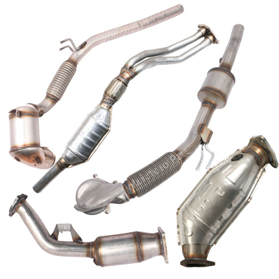 1Pc Catalytic Converter Three-way Catalyst Exhaust EURO For Audi A4 1.8T Q5/A4L 2.0T A4L/A6L A6L 2.4T 2.8T